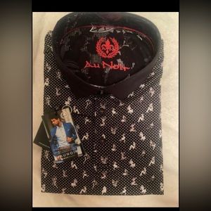 BNWT Au Noir Mens Dress Shirt
